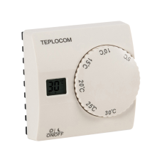 Термостат комнатный Teplocom TS-2AA/8A проводной, реле 250В, 8А (911)