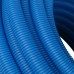 Труба гофрированная ПНД, цвет синий, наружным диаметром 25 мм для труб диаметром 20 мм STOUT SPG-0001-502520
