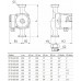 Циркуляционный насос CP 25-40 130 мм, 70 Вт, 4 м, 2.9 м3/час, 220В Unipump 87394