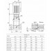 Насос MVH 20-3 центробежный вертикальный многоступенчатый, Unipump 90849
